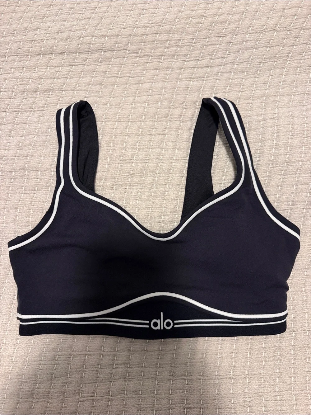 Airbrush Heart Throb Bra - Black/White